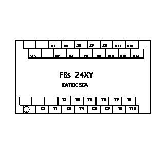 Symbol: fatek - FBs-24XY