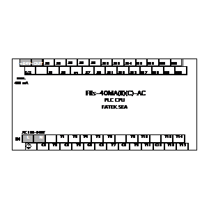 Symbol: fatek - FBs-40MA(B)(C)-AC