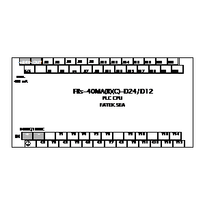 Symbol: fatek - FBs-40MA(B)(C)-DC