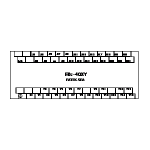 Symbol: fatek - FBs-40XY