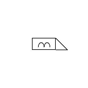 Symbol: inne - zamek elektryczny