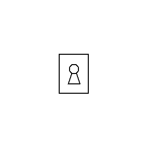 Symbol: switches - key-operated switch (watchman's system device)