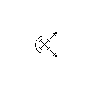 Symbol: oprawy oświetleniowe - projektor o swietle rozproszonym