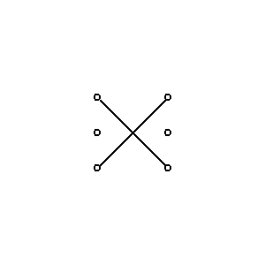Symbol: inne - przełącznik krzyżowy