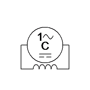 Symbol: maszyny - 3f. zsynchronizowany falownik obrotowy wzbudzany pochodnie