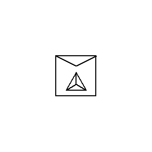 Symbol: triggers - trójkąt z gwiazdą wyzwalającą