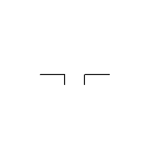 Symbol: anteny - dipol