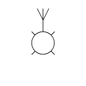 Symbol: stacje radiowe - stacja radiowa space active