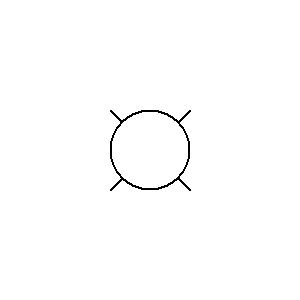 Symbol: stacje radiowe - kosmiczna stacja radiowa