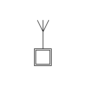 Symbol: stacje radiowe - stacja sterowania radiowego