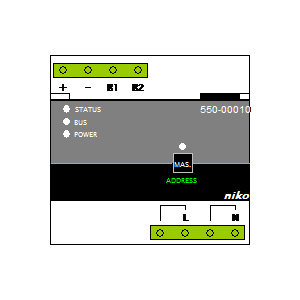 Symbol: knx - Niko 550-00010