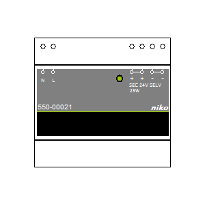 Symbol: knx - Niko 550-00021