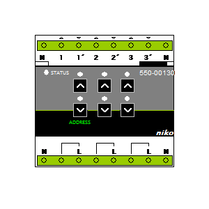 Symbol: knx - Niko 550-00130