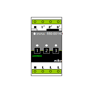 Symbol: knx - Niko 550-00140