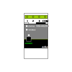 Symbol: knx - Niko 550-00250