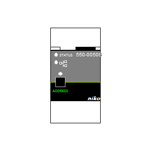 Symbol: knx - Niko 550-00508