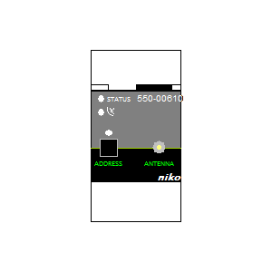 Symbol: knx - Niko 550-00610