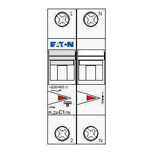 Symbol: eaton - PLZ4-C1-1N