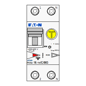 Symbol: eaton - PLZ4-C16-1N