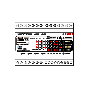 Symbol: tablica rozdzielcza - ABB P8 R 8 DIN
