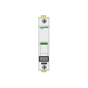 Symbol: wyłączniki automatyczne - Wyłącznik automatyczny 1p - Acti9