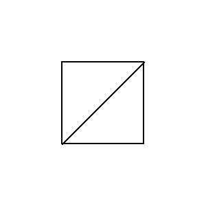 Symbol: wytwarzanie i konwersja energii - przetwornik (falownik), oznaczenie ogólne