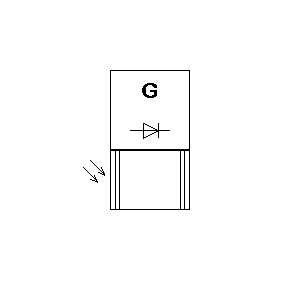 Symbol: generatory - generator diod termoemisyjnych z niejonizującym radiacyjnym źródłem ciepła