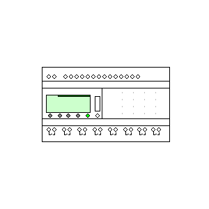 Symbol: schneider - Schneider SR2 B201B