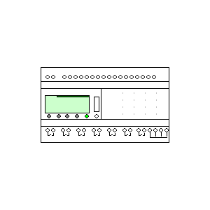 Symbol: schneider - Schneider SR3 B261B