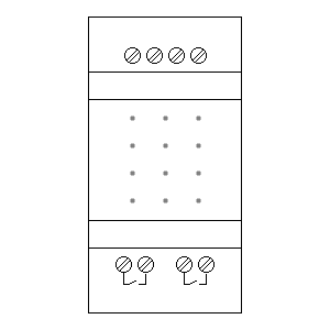 Symbol: schneider - Schneider SR3 XT61B