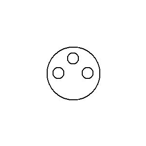 Symbol: gniazda - Gniazdo 3P