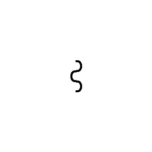 Symbol: dystrybucja zasilania - ruchome połączenie W 0,4 bw