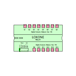 Symbol: loxone - przekaźnik loxone