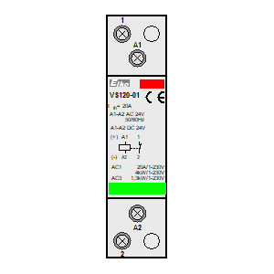 Symbol: styczniki instalacyjne - VS120-01-24V