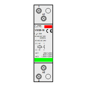 Symbol: styczniki instalacyjne - VS120-10-24V