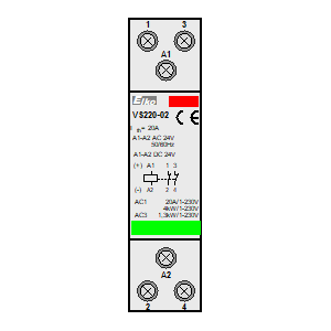 Symbol: styczniki instalacyjne - VS220-02-24V