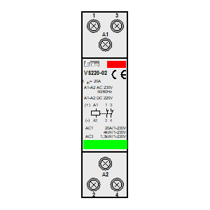 Symbol: styczniki instalacyjne - VS220-02-230V