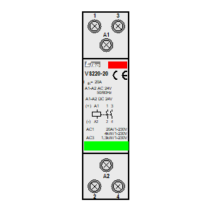 Symbol: styczniki instalacyjne - VS220-20-24V