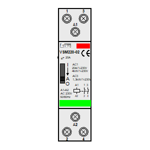 Symbol: styczniki instalacyjne - VSM220-02-230V