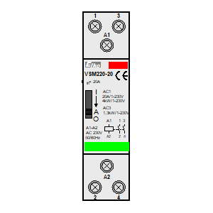 Symbol: styczniki instalacyjne - VSM220-20-230V