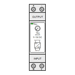 Symbol: styczniki instalacyjne - PS1M-15-12V