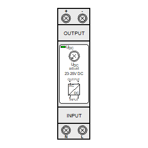 Symbol: styczniki instalacyjne - PS1M-15-24V