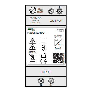 Symbol: styczniki instalacyjne - PS2M-24-12V