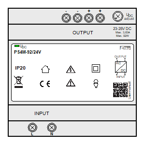 Symbol: styczniki instalacyjne - PS4M-92-24V
