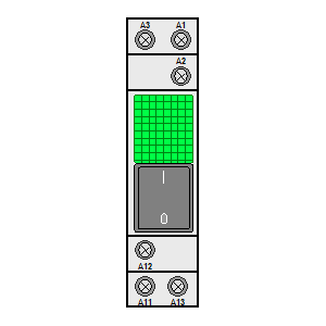 Symbol: moduły sterujące i sygnalizacyjne - USS Green Light and Switch