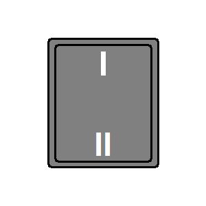Symbol: elementy budynku - Przełącznik USS 02 i 06R