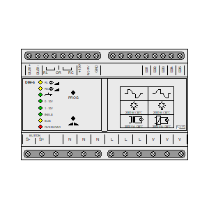 Symbol: ściemniacze i kontrolery oświetlenia - DIM-6