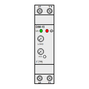 Symbol: ściemniacze i kontrolery oświetlenia - DIM-15