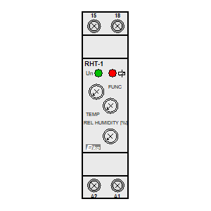 Symbol: termostaty i higrostaty - RHT-1