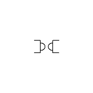 Symbol: źródła i wyświetlacze - idealny żyrator